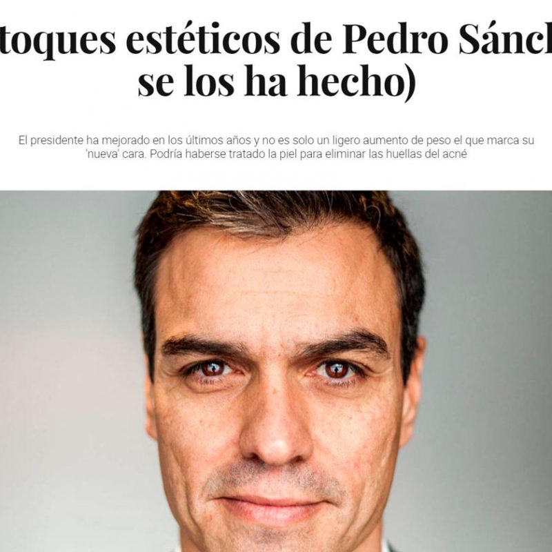 Pedro-Sánchez-cambios-estéticos