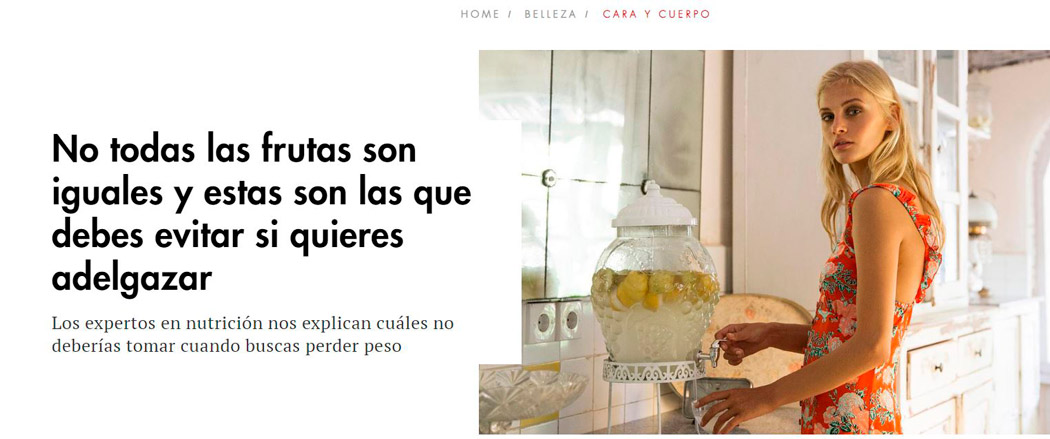 La Dra. Mar Lázaro descubre en Hola.com las frutas prohibidas si quieres adelgazar.