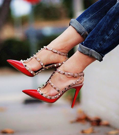 Zapatos Valentino rojos