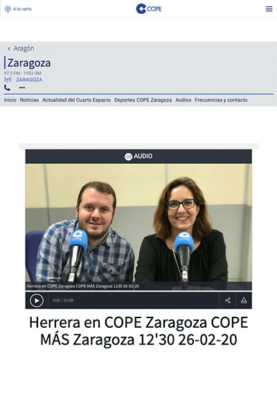 CADENA COPE -Zaragoza
