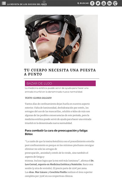 REVISTA RACE – Gloria Salgado