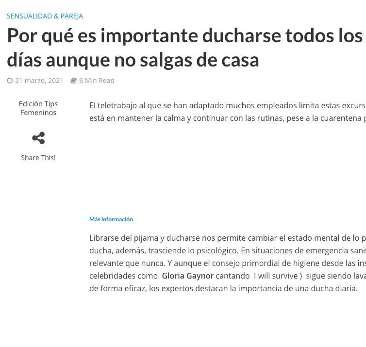 TIPS FEMENINOS | Redacción